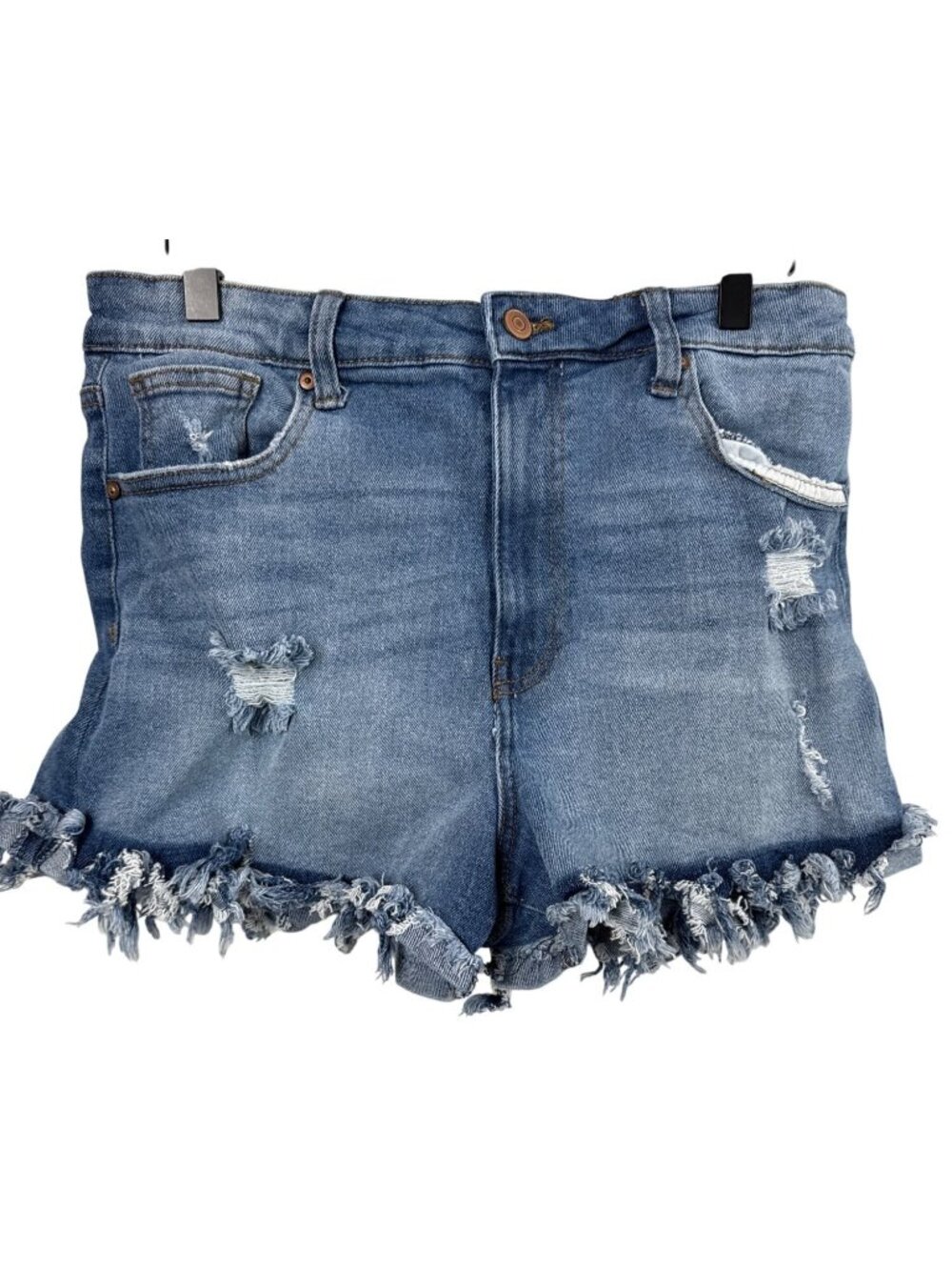 Celebrity Pink Womens 13 31 Denim Cutoff Shorts Distressed Frayed Hem